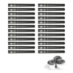 Equinox Handheld Streamer Cannon 50cm Silver Metallic - pack of 24