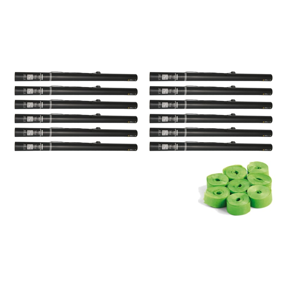 Equinox Electric Streamer Cannon 80cm Light Green (Pack of 12) Equinox Electric Streamer Cannon 80cm Light Green - pack of 12