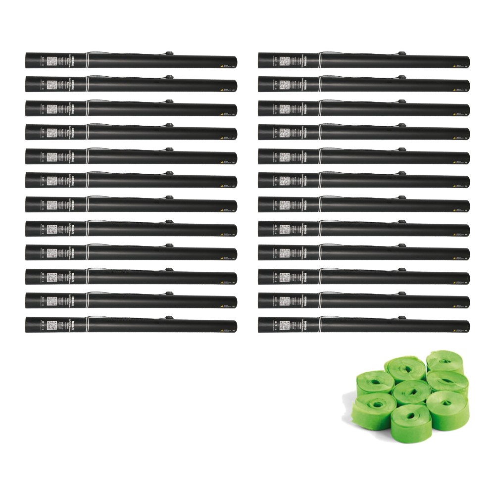 Equinox Electric Streamer Cannon 80cm Light Green (Pack of 24) Equinox Electric Streamer Cannon 80cm Light Green - pack of 24