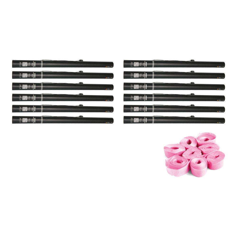 Equinox Electric Streamer Cannon 80cm Pink (Pack of 12) Equinox Electric Streamer Cannon 80cm Pink - pack of 12