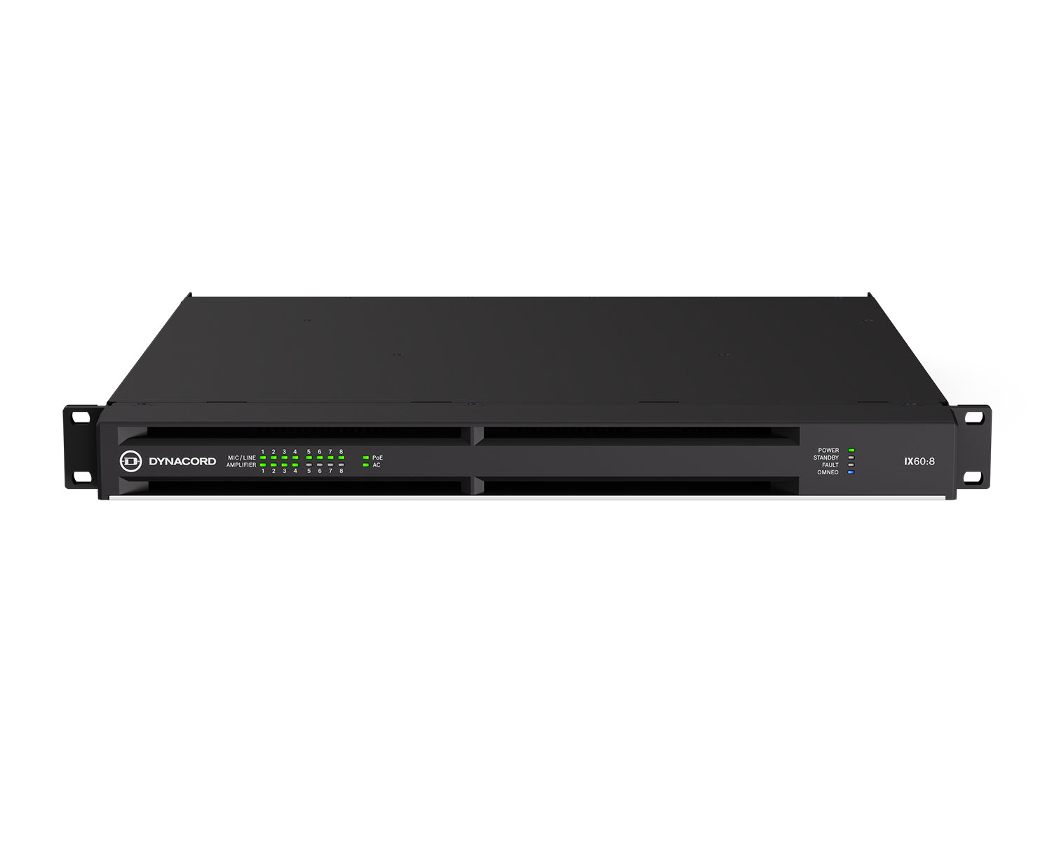 Dynacord IX60:8 Networked DSP Power Amp 8x600W @ 4Ω Dante 1U Dynacord IX60:8 Networked DSP Power Amplifier 8x600W Dante 1U - Image 1