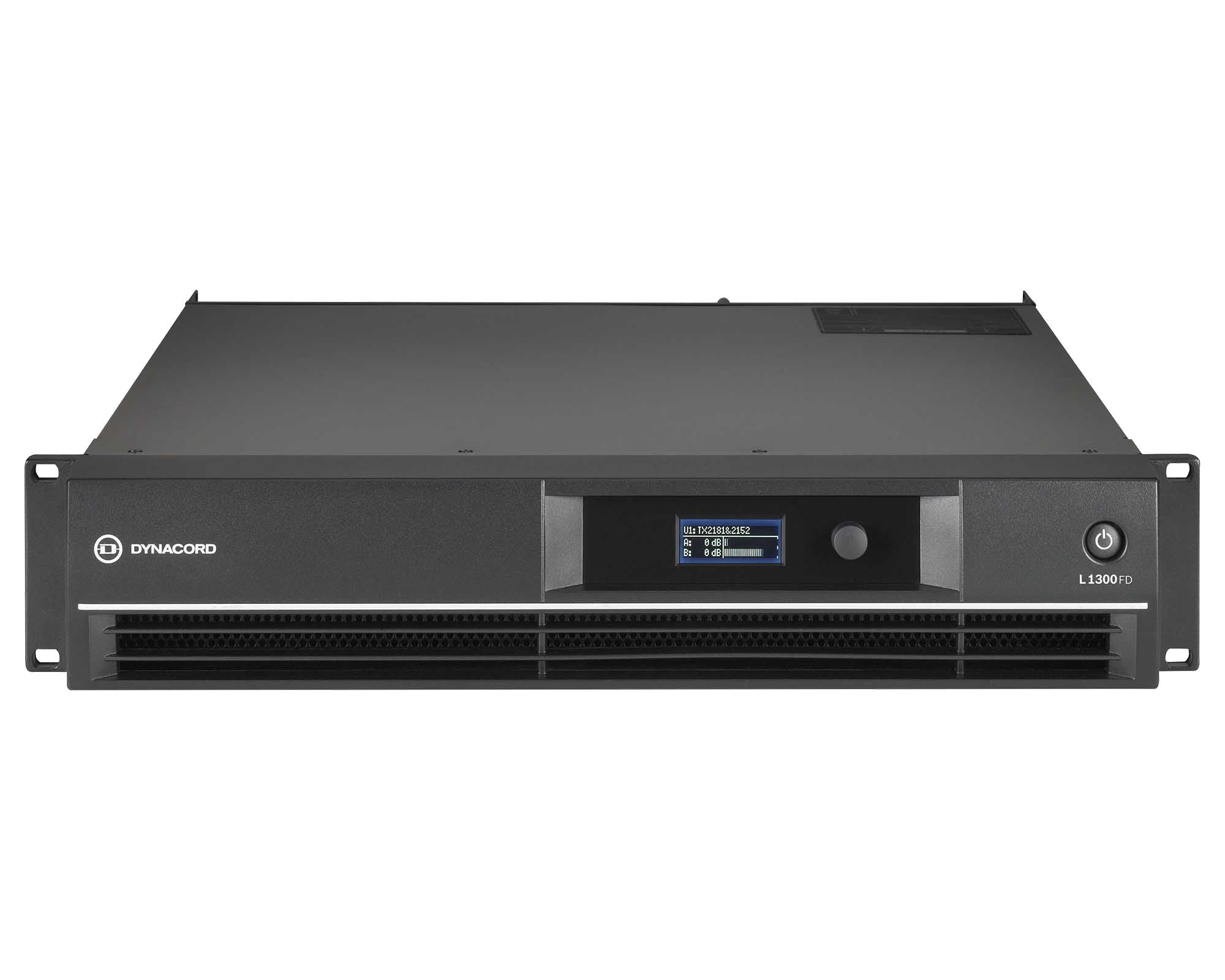 Dynacord L1300FD Live Series DSP Amplifier 2x600W @ 4Ω 2x1000W @ 2Ω 2U Dynacord L1300FD Live DSP Power Amplifier 2x600W 2U - Image 1