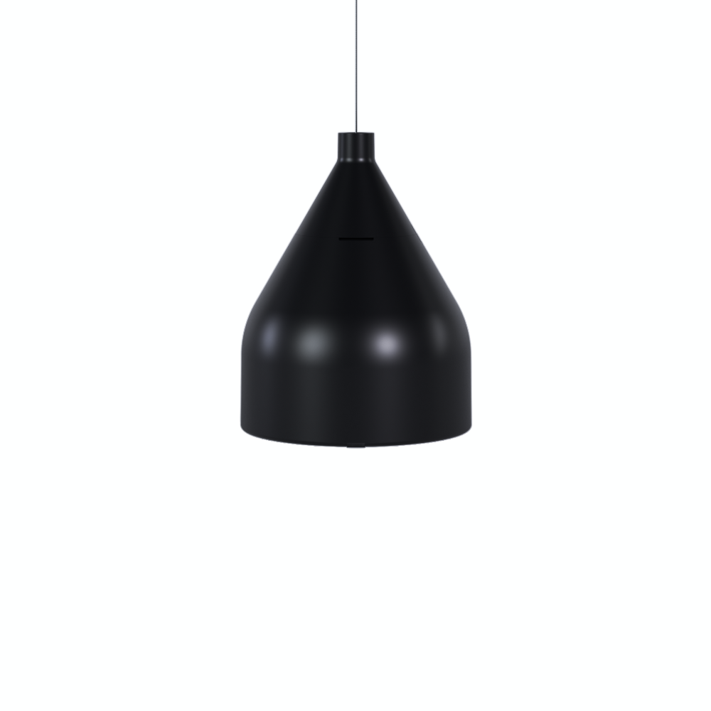 Ecler DROP6i 6.5" Pendant Speaker Premium Design 100V/8Ohm, Black Ecler DROP6i 6.5" Design Pendant Speaker 100V Black - Image 1