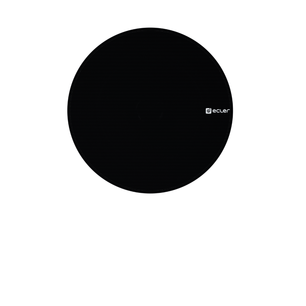Ecler IC8i 8" Ceiling Speaker 100v/8Ohm, Black, Pair Ecler IC8i 8" Ceiling Speaker 100V Black (Pair) - Image 1
