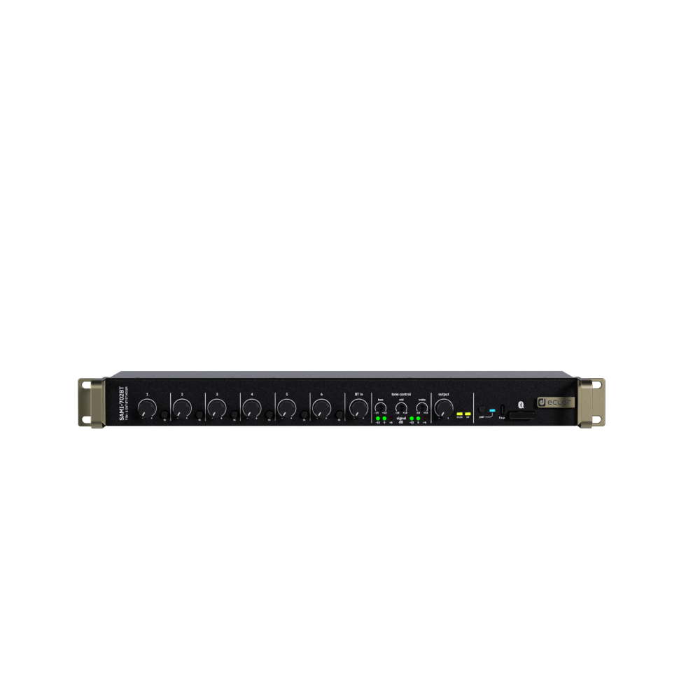 Ecler SAMI702BT 7 Channel (mic/line) Stereo Rack Mixer With Bluetooth® Ecler SAMI702BT 7-Channel Mic/Line Stereo Rack Mixer with Bluetooth - Image 1