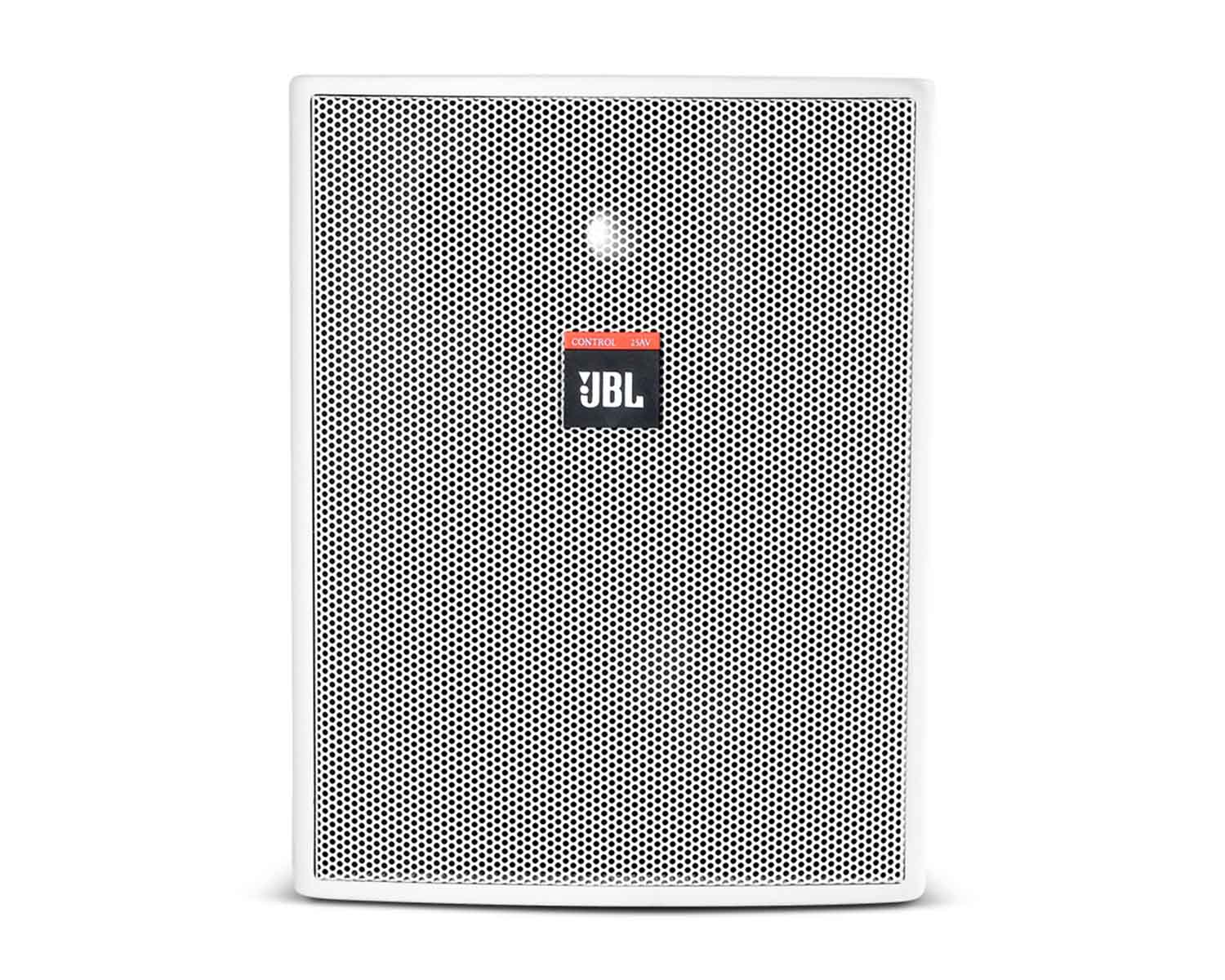JBL Control 25AV-WH 5.25" Compact 2-Way Loudspeaker 100W 100V White JBL Control 25AV 5.25" Compact 2-Way Speaker 100V White - Image 1