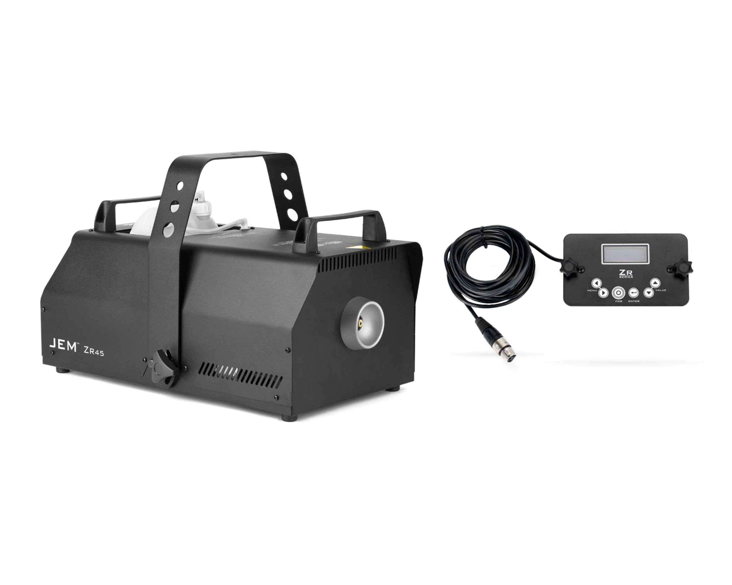JEM ZR45 Hi-Mass DMX Smoke Machine c/w Remote Control JEM ZR45 Hi-Mass DMX Smoke Machine with Remote - Image 1