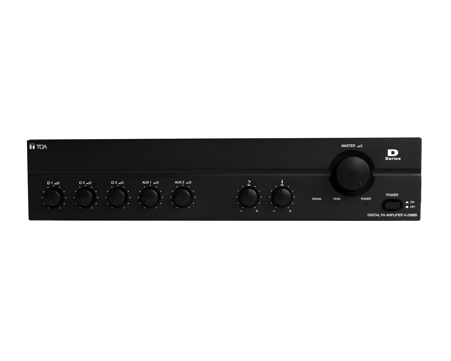 TOA A-2240DD Digital Mixer Amp 240W 3x Mic In/2x Aux/1x Rec Output TOA A-2240DD Digital Mixer Amplifier 240W 100V - Image 1