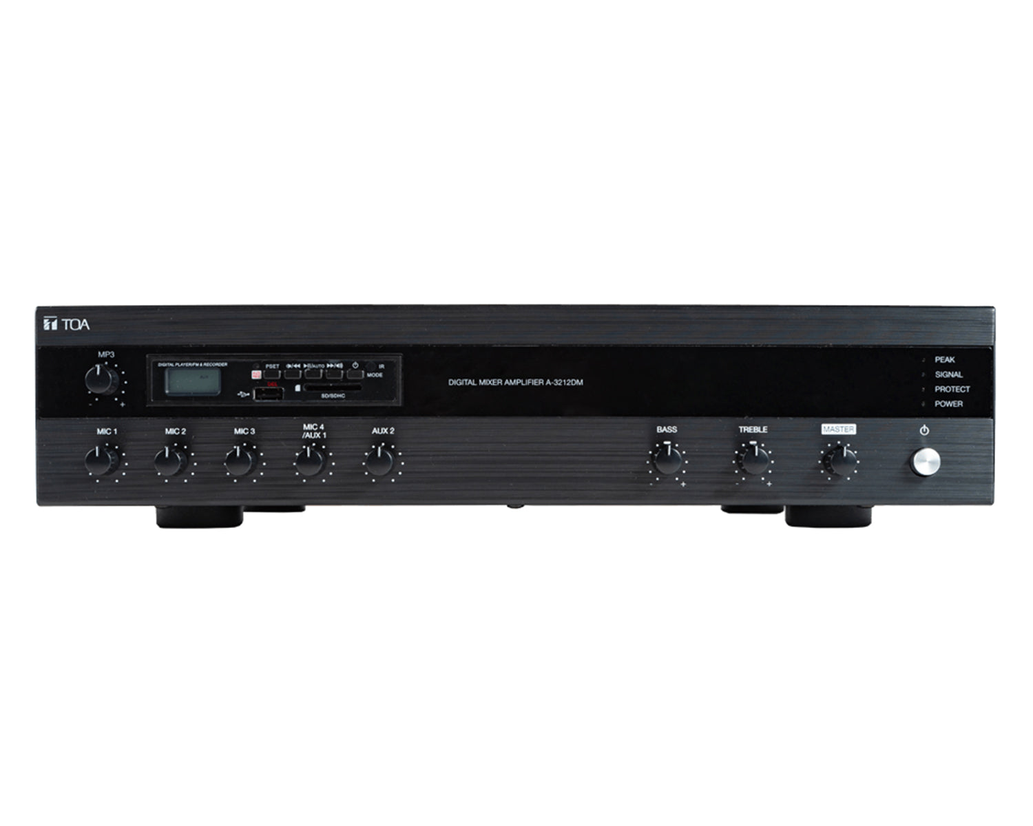 TOA A-3212DM 120W Digital Mixer Amplifier with MP3 and Bluetooth TOA A-3212DM Digital Mixer Amplifier 120W with MP3 and Bluetooth - Image 1