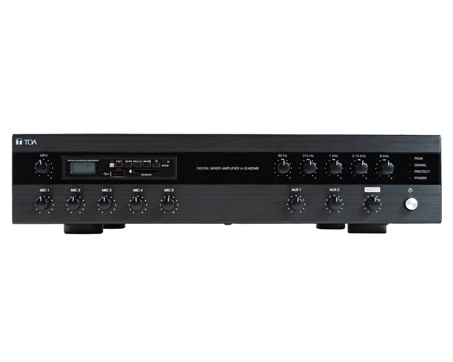 TOA A-3248DME 480W Digital Booster Amplifier MP3 / Bluetooth / EQ TOA A-3248DME Digital Mixer Amplifier 480W with MP3 and Bluetooth - Image 1