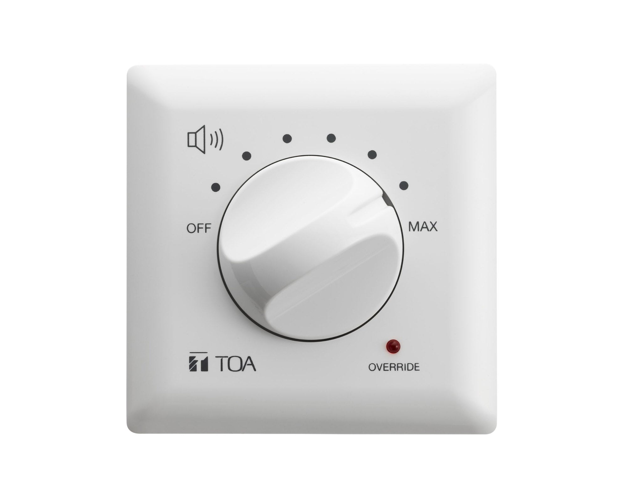 TOA AT4060QEB 60W 100V 8-Step Attenuator c/w Back Box TOA AT-4060 100V Volume Attenuator 60W with Back Box - Image 1