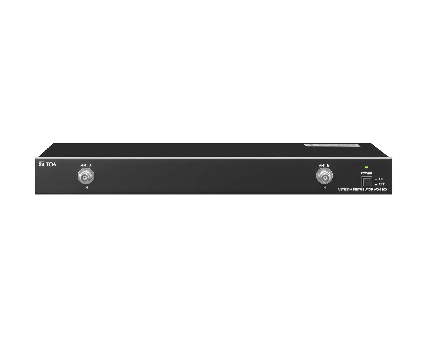 TOA WD5800 Ant Distribution Amp VHF/UHF Exc Rack Ears (MB15B) TOA WD-5800 Wireless Microphone Antenna Distribution Amplifier - Image 1