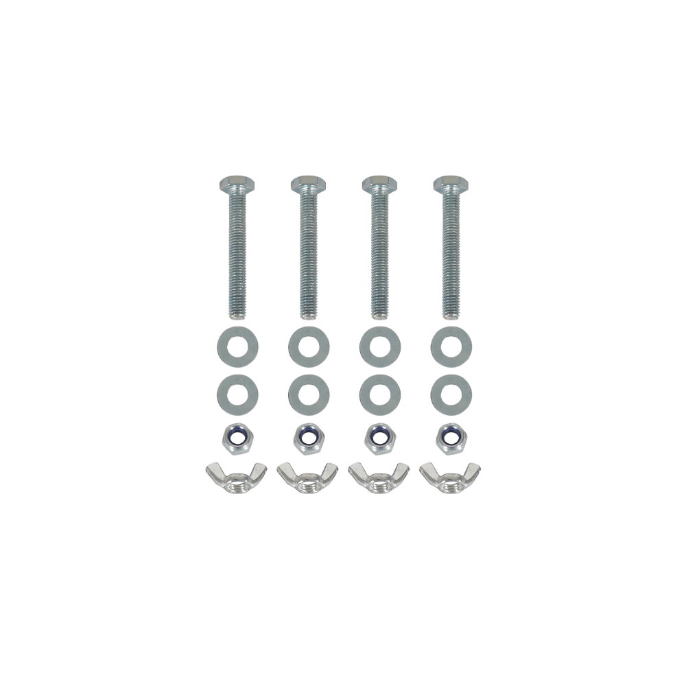 Equinox Quad Steel DecoTruss Bolt Pack, Silver Equinox DecoTruss Quad Steel M8 Bolt Pack, Silver - Image 1