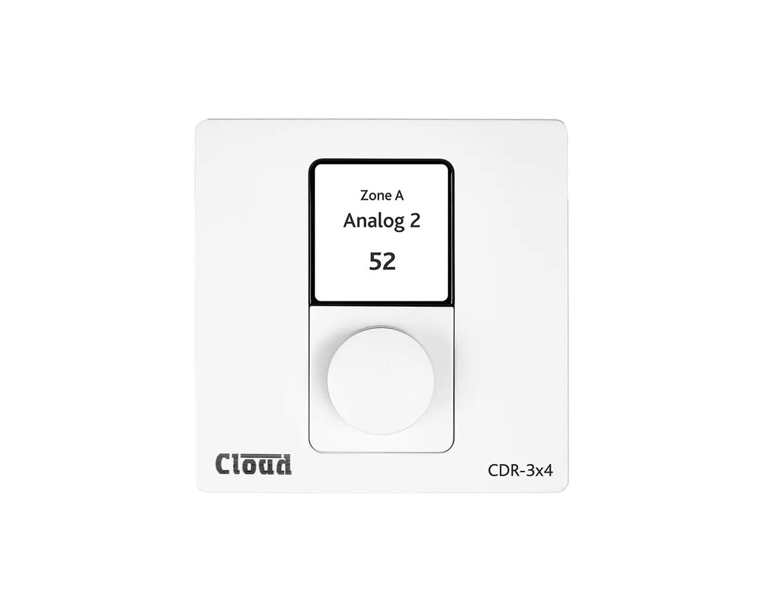 Cloud CDR-3x4W 4-Zone Ethernet Wall Controller for CXA Amplifiers White