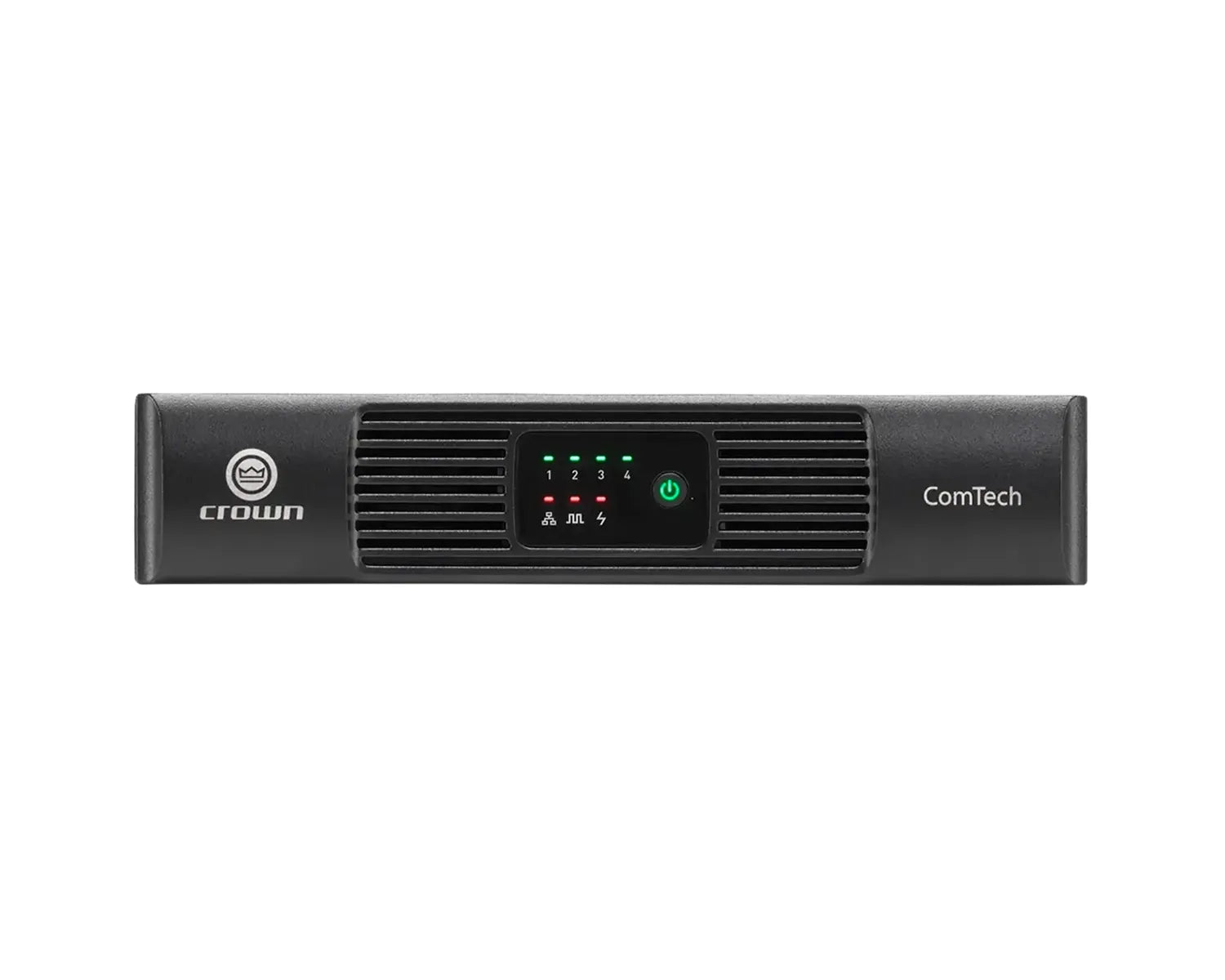 Crown CTD-4125 ComTech Amplifier 4x125W with DSP and Dante Half-Rack