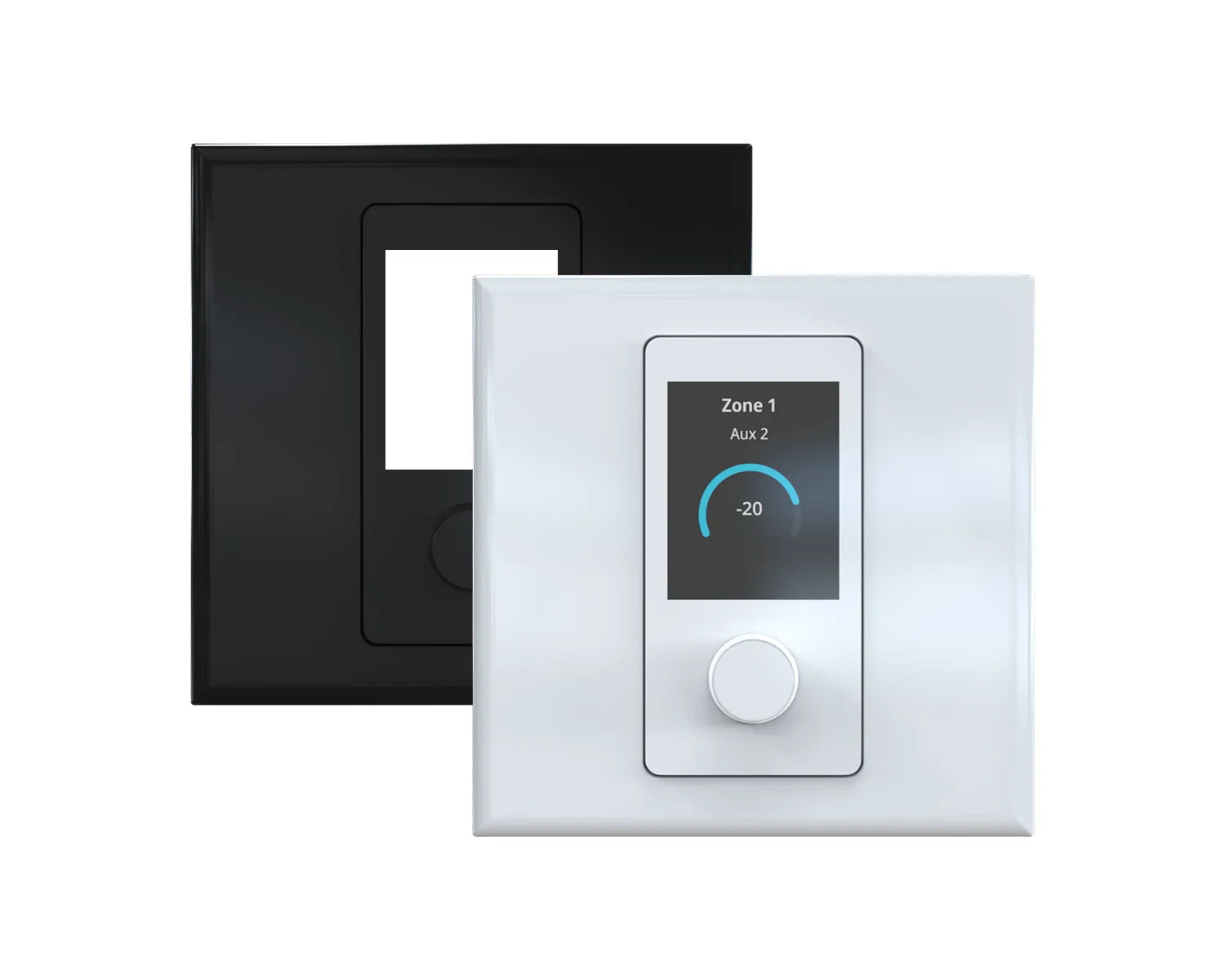 Dynacord VWP Wall Panel Controller 1.7" Display Black+White Plates EU Dynacord VWP Wall Panel Controller with Display Black/White - Image 1