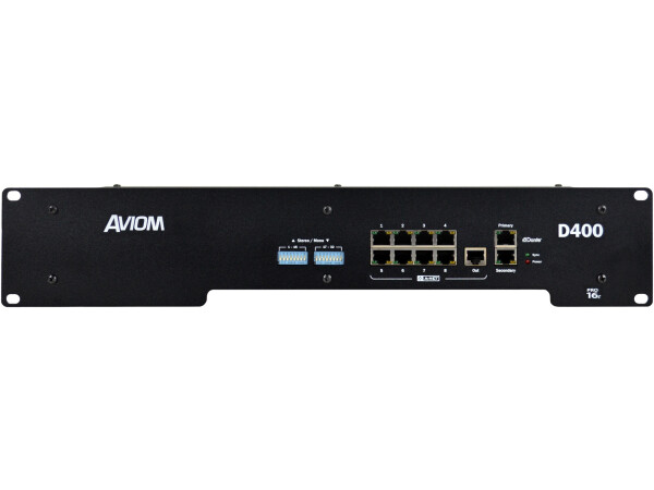 Aviom D400-Dante A-Net Distributor (AVIOMD400-DANTE) Aviom D400-Dante A-Net Distributor (AVIOMD400-DANTE)