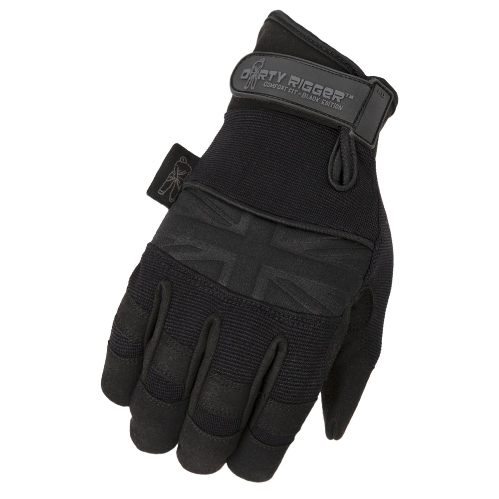 Dirty Rigger Comfort Fit Black Edition Rigger Glove Dirty Rigger Comfort Fit Black Edition rigger glove