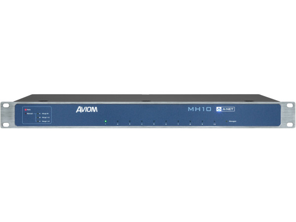 Aviom MH10 10-Port Merger Hub Aviom MH10 10-Port Merger Hub