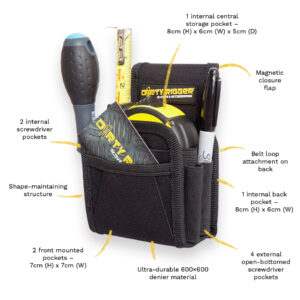 Dirty Rigger Compact Utility Tool Pouch