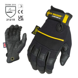 Dirty Rigger Leather Grip 3.0 Rigger Gloves, Full Finger