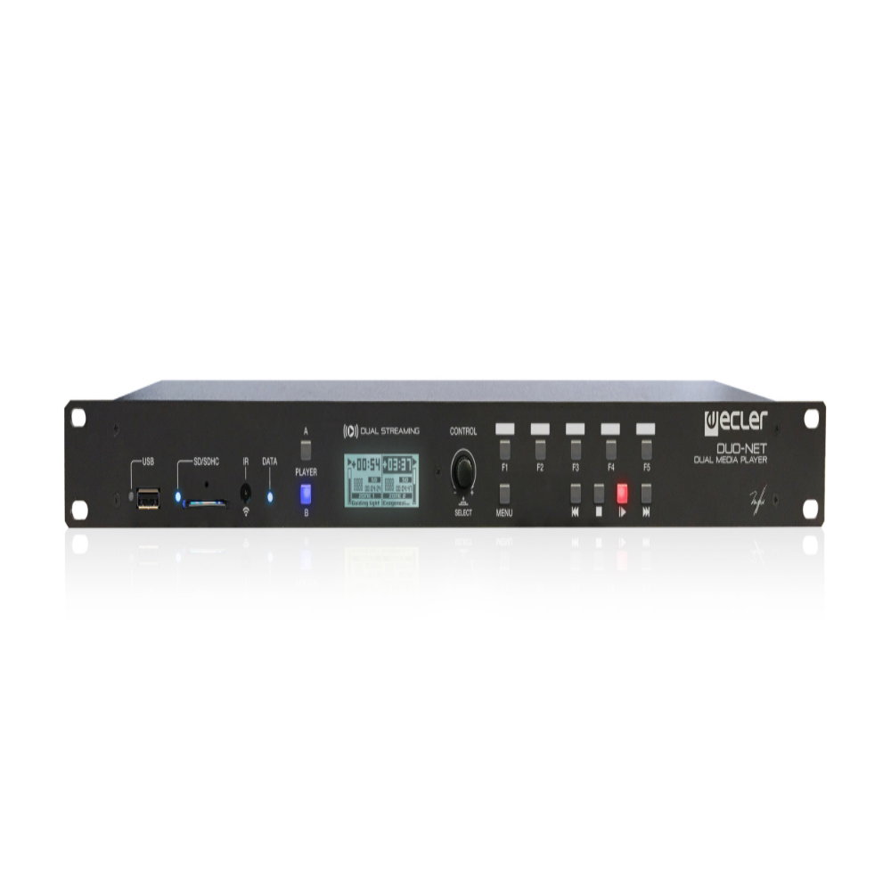 Ecler DUO-NET PLAYER Dual Media Player With Full EclerNet Compatibility Ecler DUO-NET PLAYER Dual Media Player for EclerNet - Image 1