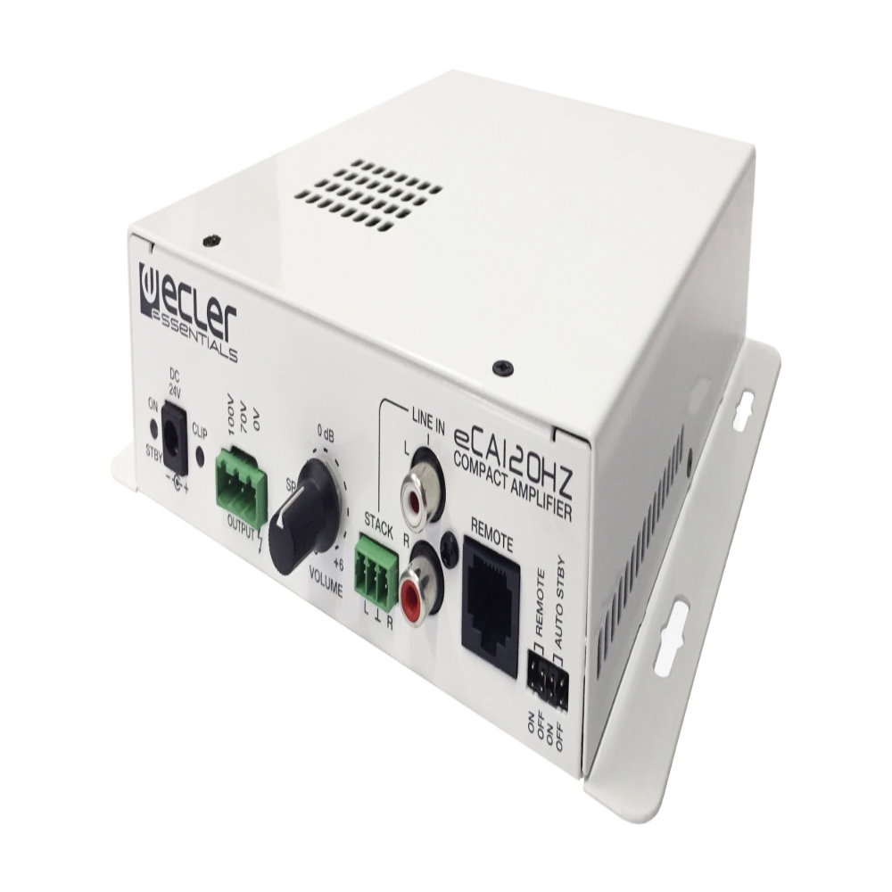 Ecler eCA120HZ 120W 70V/100V Micro Amplifier Ecler eCA120HZ Micro Amplifier 100V - Image 1