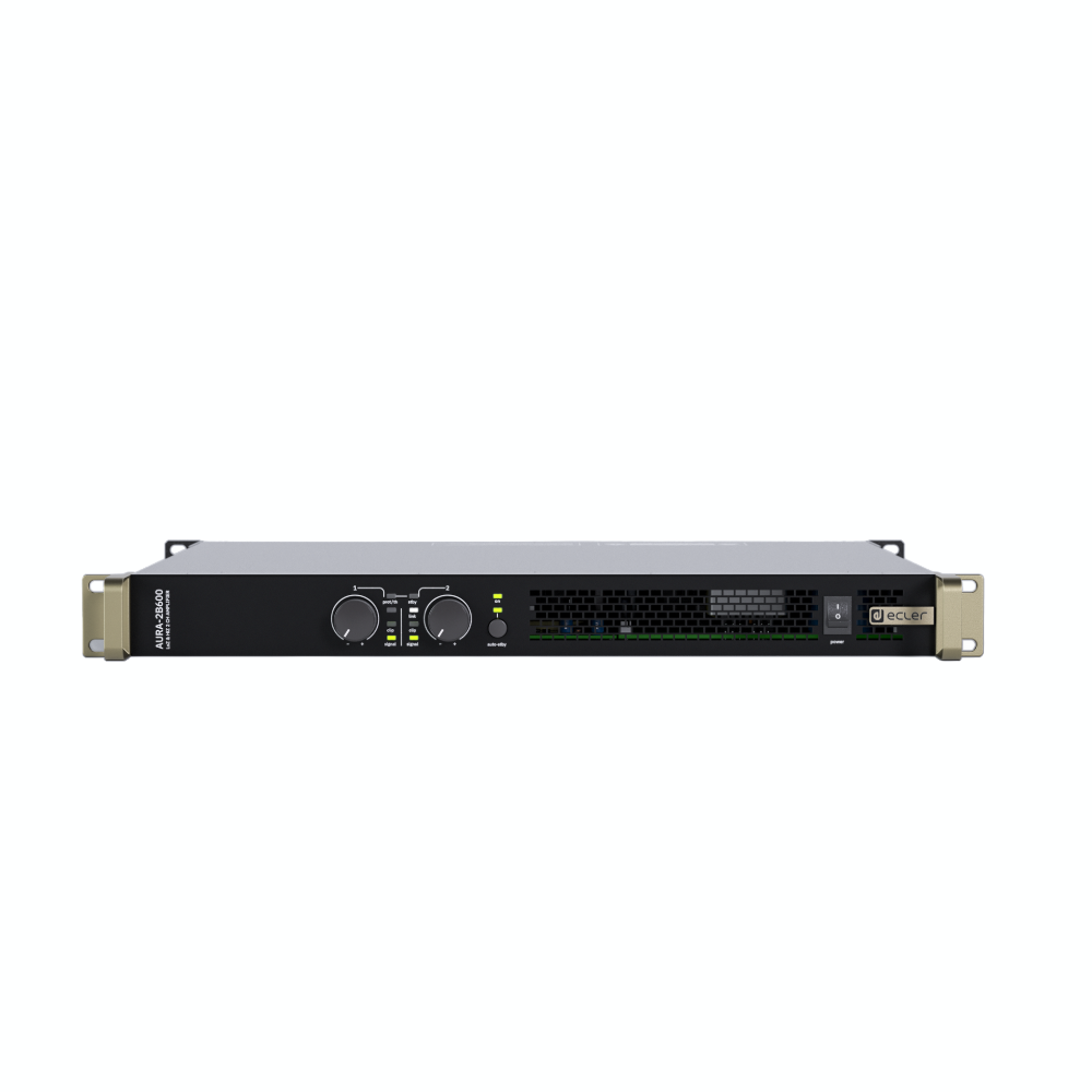 Ecler AURA-2B600 2x 600W Low Impedance / 100V Installation Amplifier Ecler AURA-2B600 Installation Amplifier 2x600W 100V - Image 1