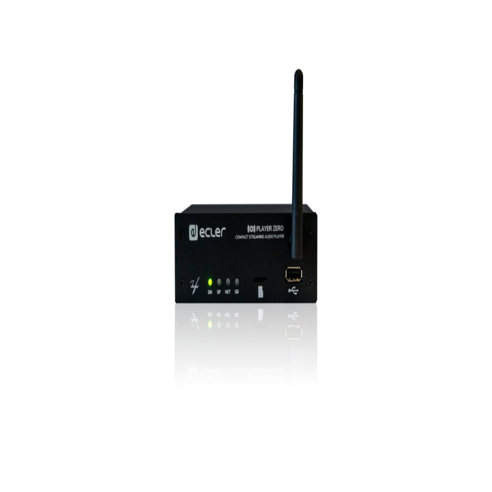Ecler PLAYER ZERO - Compact microSD And Streaming Audio Player Ecler PLAYER ZERO Compact MicroSD and Streaming Audio Player - Image 1