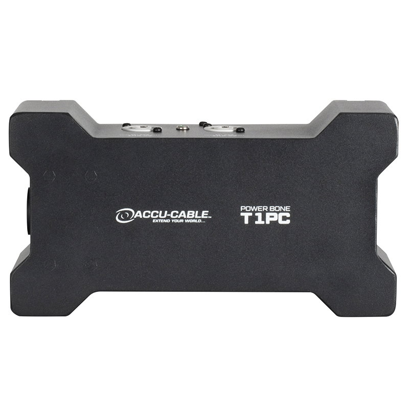 Accu Cable Power Bone: T1PC Accu-Cable Power Bone T1PC Power Distribution Box with 4 Locking Outputs and USB - Image 1