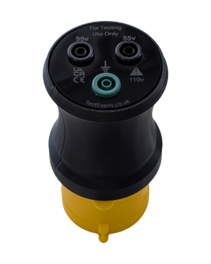 Test Event 16A 110V 3-Pin 2P+E Yellow CEEform Testing Plug