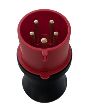 Test Event 32A 400V 3 Phase 5-Pin 3P+N+E Red CEEform Testing Plug