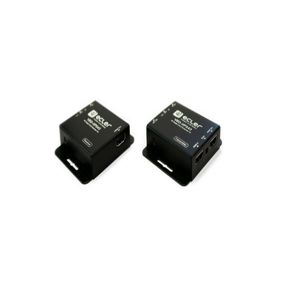 Ecler VEO-XPS43 4K Zero Latency Single CAT6 Extender Kit (max 60m) Ecler VEO-XPS43 4K HDMI over CAT6 Extender Kit - Image 1