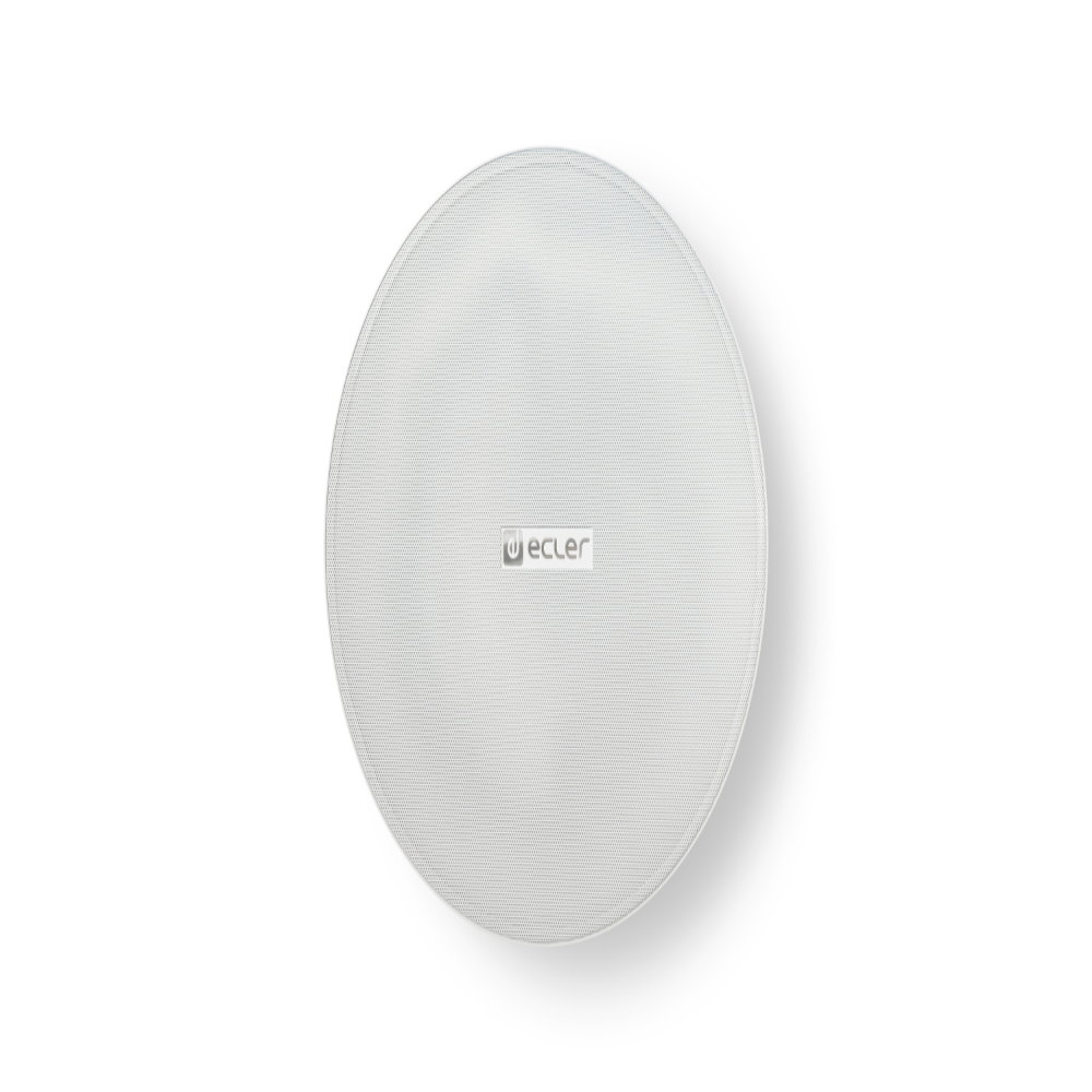 Ecler VICSB8X - 8" Ceiling Subwoofer inc Back Can and Tile Bridge 100v/8Ohm - White Grille Ecler VICSB8X 8" Ceiling Subwoofer with Back Can and Tile Bridge 100V White Grille - Image 1
