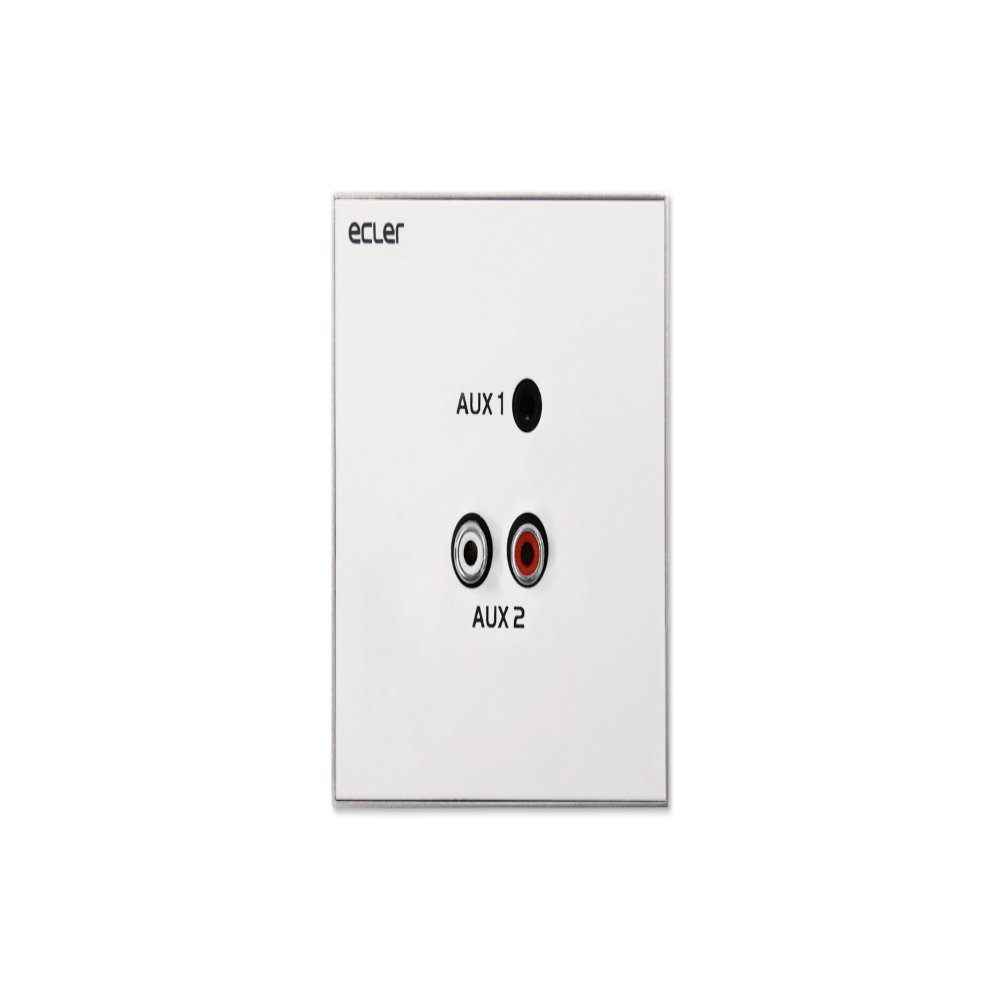 Ecler WPaCNX-JRCA RCA/Mini Jack Wall Panel Ecler WPaCNX-JRCA RCA and Mini-Jack Input Wall Panel - Image 1