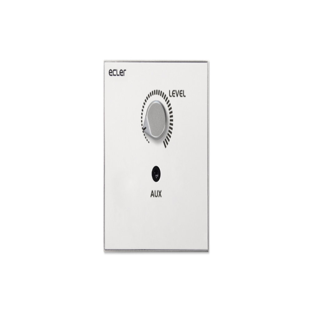 Ecler WPaVOL-J Remote Volume Control Including Single Mini Jack Input Ecler WPaVOL-J Remote Volume Control Wall Panel with Mini-Jack Input - Image 1
