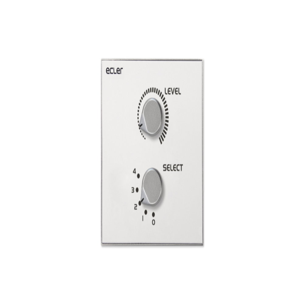 Ecler WPaVOL-SR Remote Volume & Source Selector Ecler WPaVOL-SR Remote Volume and Source Selector Wall Panel - Image 1