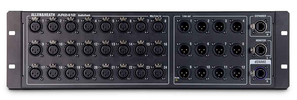 AR2412 front panel