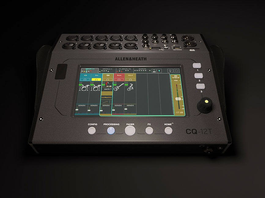CQ-12T touchscreen control
