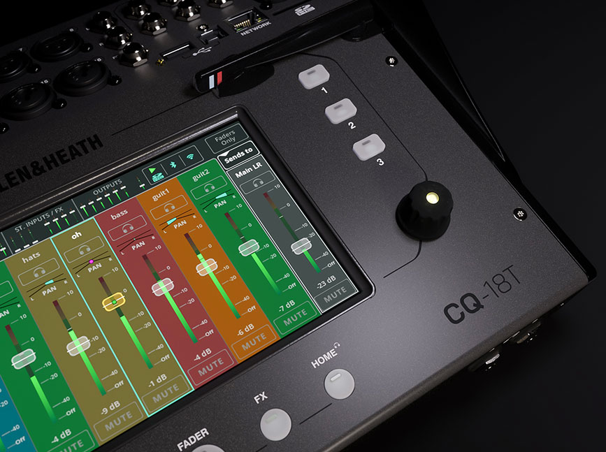 CQ-12T touchscreen control