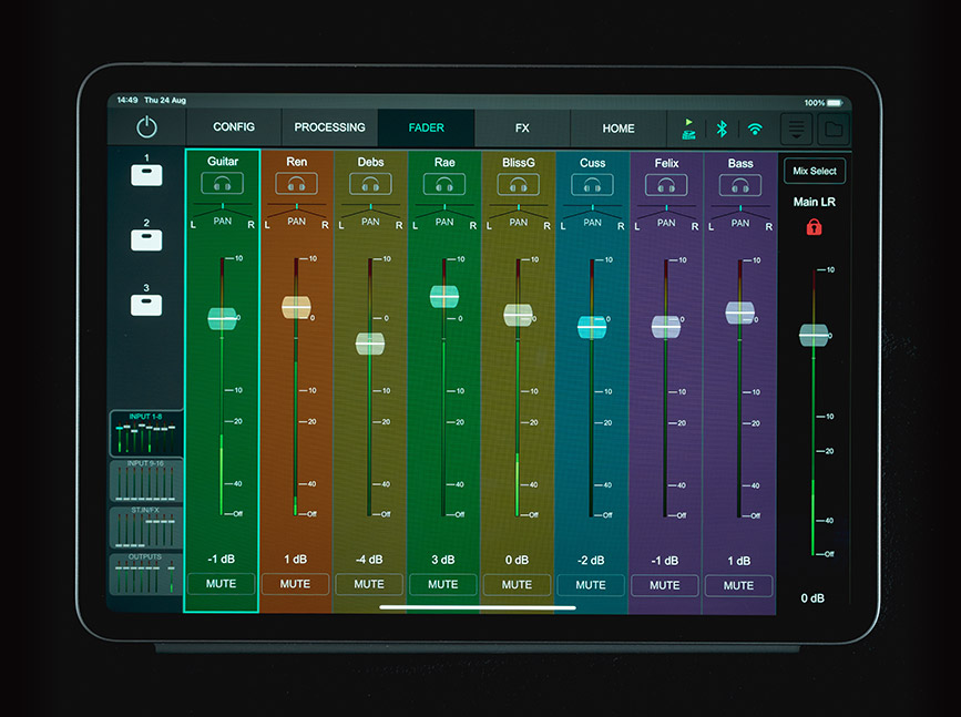 CQ-12T touchscreen control