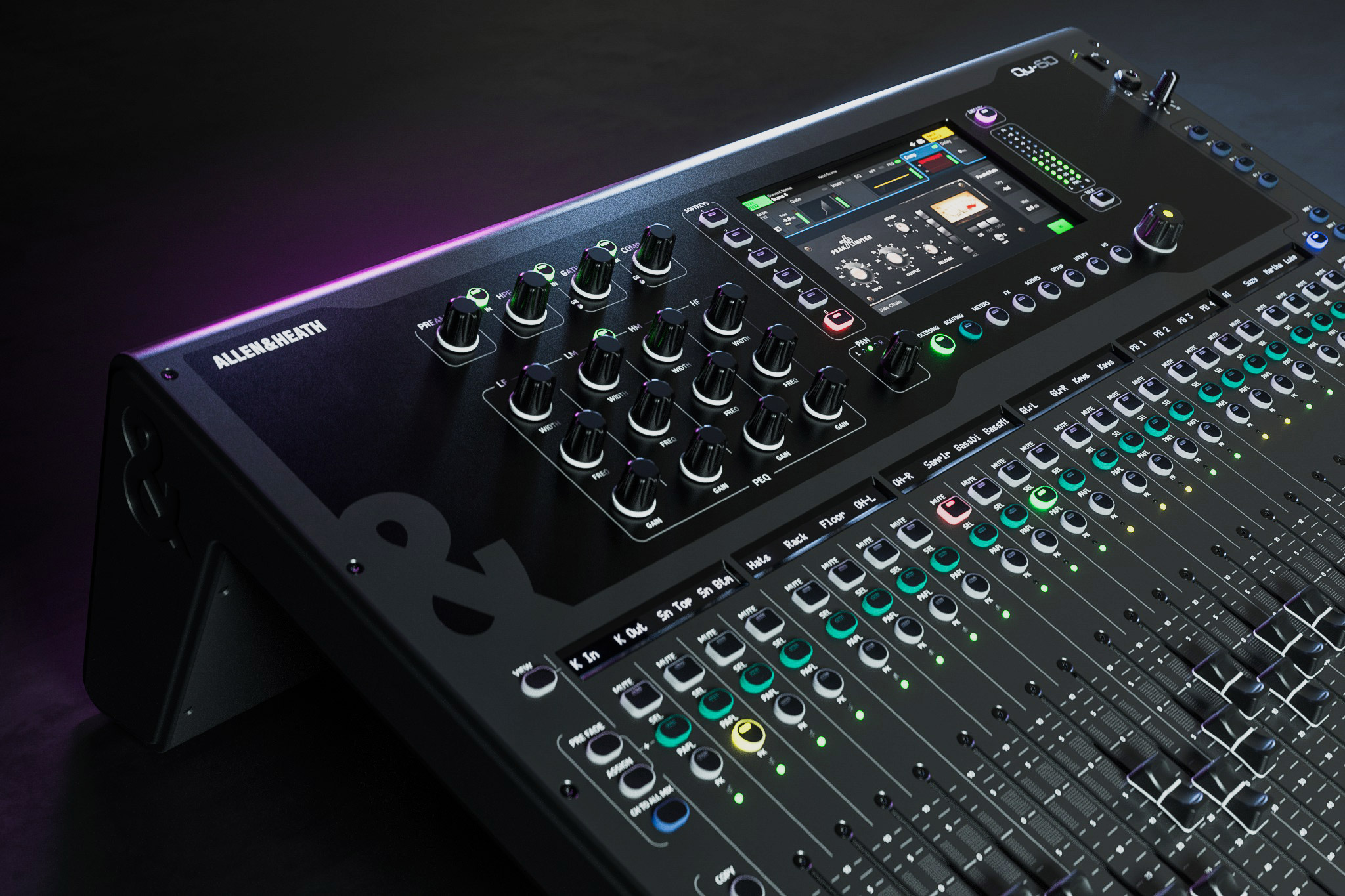 Allen & Heath Qu-6 hardware detail
