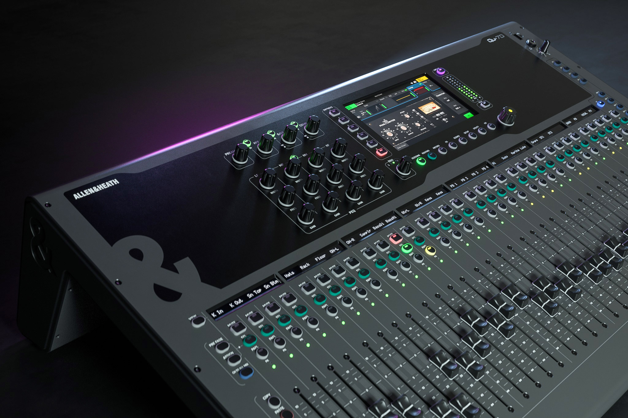Allen & Heath Qu-6 hardware detail
