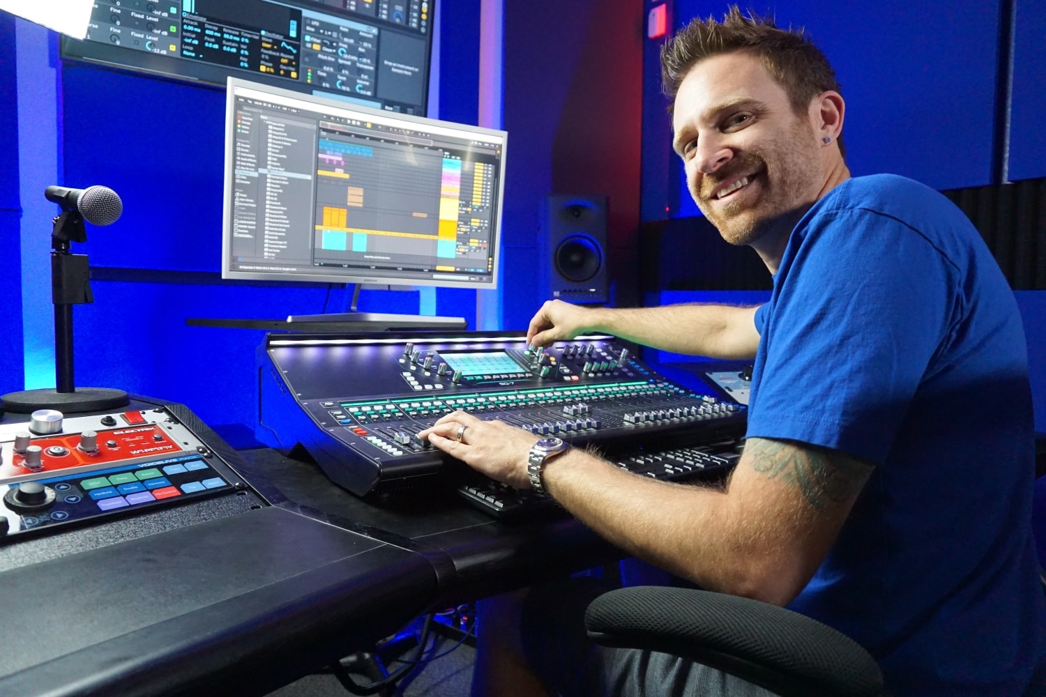 SQ-5 studio recording